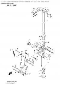 336B - Swivel Bracket (Df9.9Br)(Df15Ar)(Df20Ar) (336B -   (Df9.9Br) (Df15Ar) (Df20Ar))