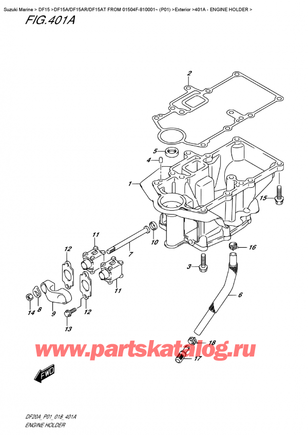 ,   ,  DF15A ES / EL FROM 01504F-810001~ (P01),  