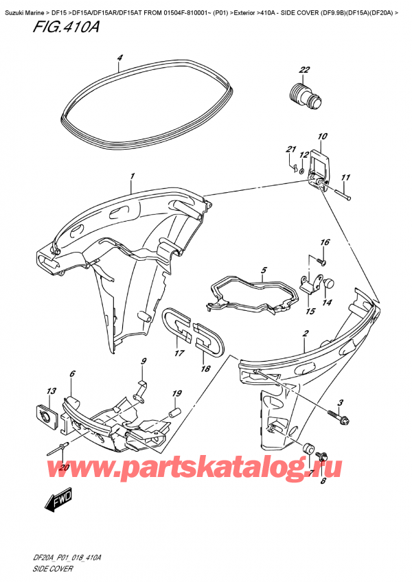  ,   , Suzuki DF15A S / L FROM 01504F-810001~ (P01),   (Df9.9B) (Df15A) (Df20A)