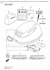 420E  -  Engine  Cover  (Df15Ar  P01) (420E -   () (Df15Ar P01))