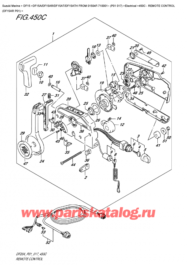  ,   , SUZUKI DF15A RS / RL FROM 01504F-710001~ (P01 017) ,   (Df15Ar P01)