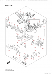 513A  -  Opt:remote  Control  Parts  (Df9.9B,Df15A,Df20A) (513A - :     (Df9.9B, Df15A, Df20A))