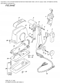 544E  -  Opt:remote  Control  Assy  Single  (1)  (Df15Ar  P01) (544E -    ,  (1) (Df15Ar P01))