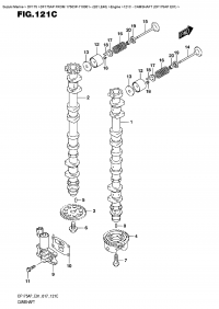 121C  -  Camshaft  (Df175Ap  E01) (121C -   (Df175Ap E01))