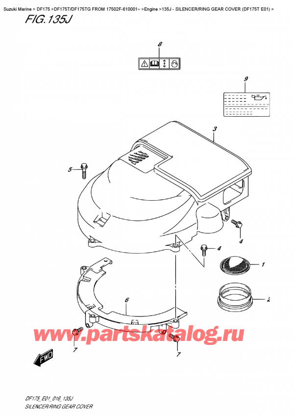  ,   ,  DF175T L/X FROM 17502F-610001~ ,  /    (Df175T E01)