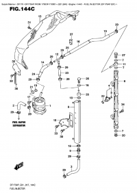 144C  -  Fuel Injector  (Df175Ap  E01) (144C -   (Df175Ap E01))