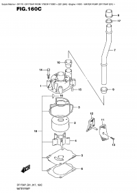 160C  -  Water Pump (Df175Ap  E01) (160C -   (Df175Ap E01))