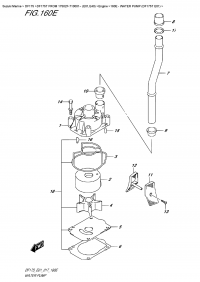160E  -  Water Pump (Df175T  E01) (160E -   (Df175T E01))