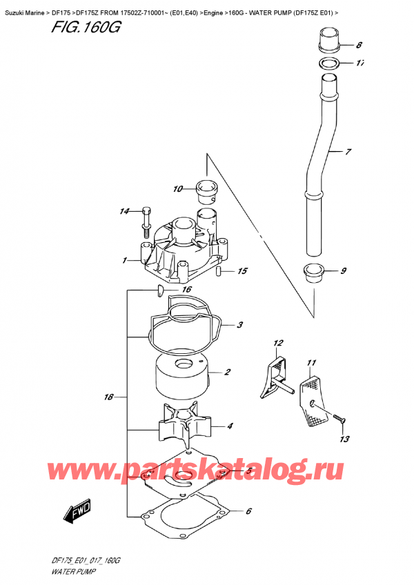   ,   , Suzuki DF175 ZL / ZX FROM 17502Z-710001~ (E01),   (Df175Z E01)