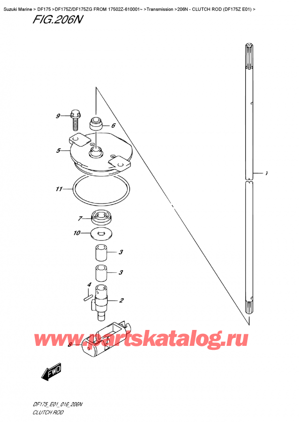  ,    , SUZUKI DF175Z L/X FROM 17502Z-610001~   2016 ,   (Df175Z E01)