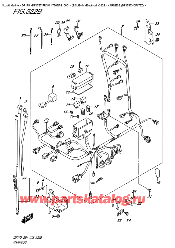  ,  , Suzuki DF175T L/X FROM 17502F-810001~ (E01),   (Df175T) (Df175Z)