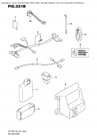 331B  -  Key Less Start  (Df175Ap  E01) (331B -  Less Start (Df175Ap E01))