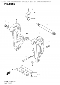 335C  -  Clamp Bracket  (Df175Ap  E01) (335C -   (Df175Ap E01))