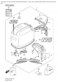 420J  -  Engine Cover  (For  0Ep)  (Df175T E01) (Df175Z E01) (420J -   () ( 0Ep) (Df175T E01) (Df175Z E01))