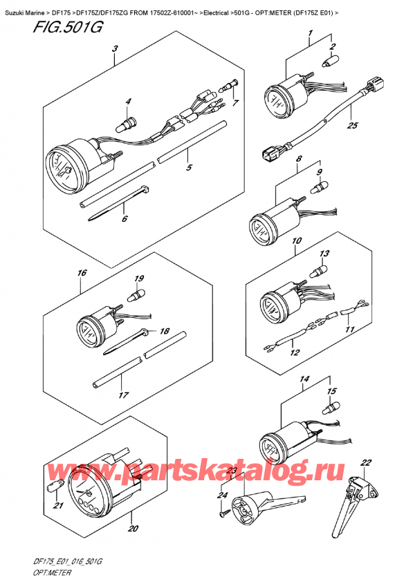   ,   ,  DF175Z L/X FROM 17502Z-610001~   2016 , Opt:meter (Df175Z E01)
