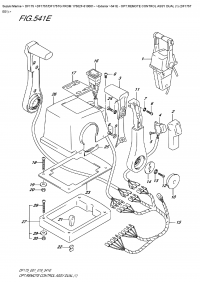 541E  -  Opt:remote  Control  Assy  Dual  (1)  (Df175T  E01) (541E - :     Dual (1) (Df175T E01))