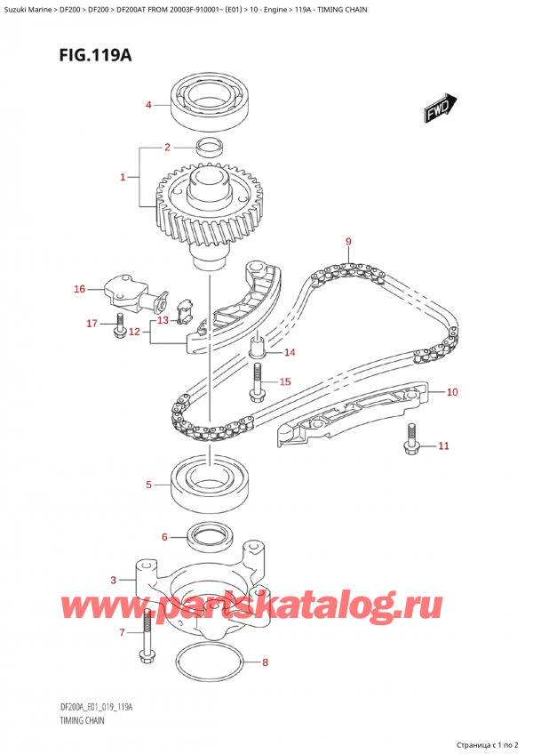   ,   , Suzuki Suzuki DF200A TL / TX FROM 20003F-910001~  (E01 019)  2019 ,  