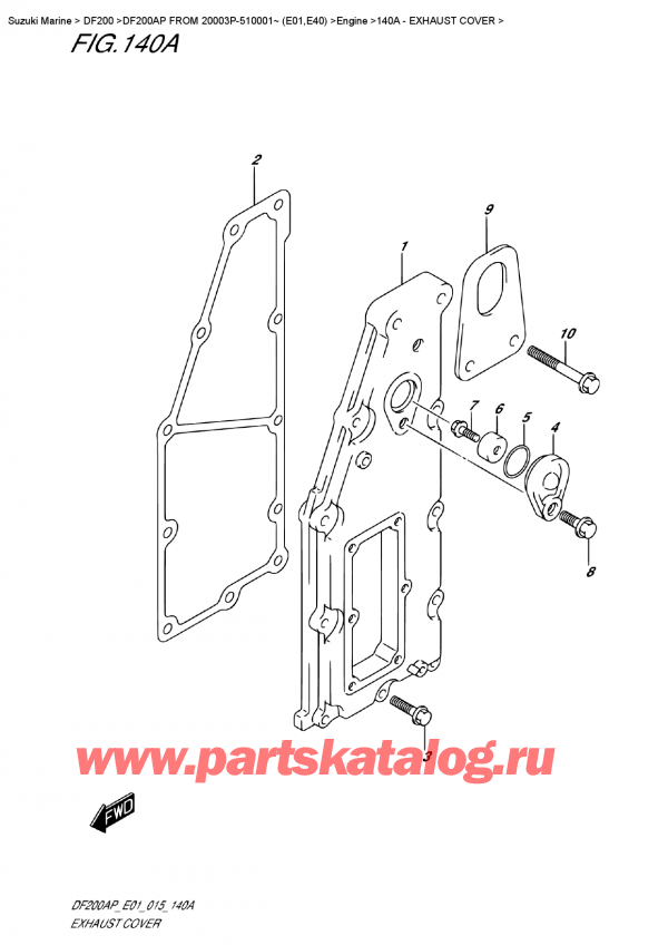 ,   , Suzuki DF200 APL / APX FROM 20003P-510001~ (E01),   