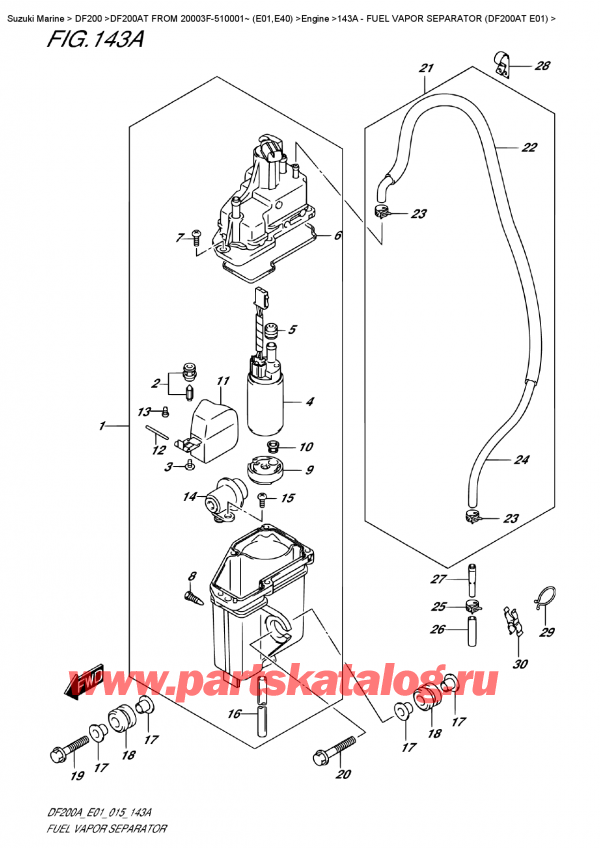   ,   , Suzuki DF200A TL / TX FROM 20003F-510001~ (E01),    (Df200At E01)