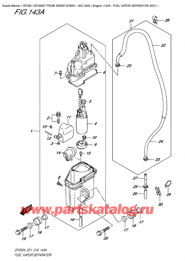  ,   , SUZUKI DF200A TL / TX FROM 20003F-810001~ (E01)  2018 ,    (E01)