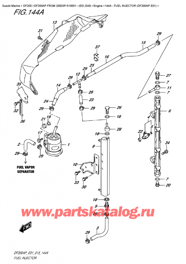 , , Suzuki DF200 APL / APX FROM 20003P-510001~ (E01)  2015 ,   (Df200Ap E01)