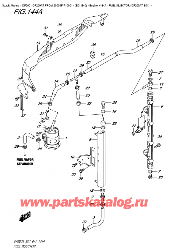 ,  , Suzuki DF200A TL/TX  FROM 20003F-710001~ (E01)  ,   (Df200At E01)