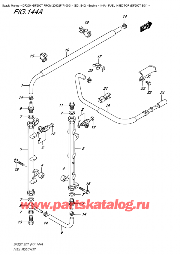 ,    , Suzuki DF200T X FROM 20002F-710001~ (E01) ,   (Df200T E01)