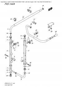 144A  -  Fuel  Injector  (Df200T  E01) (144A -   (Df200T E01))