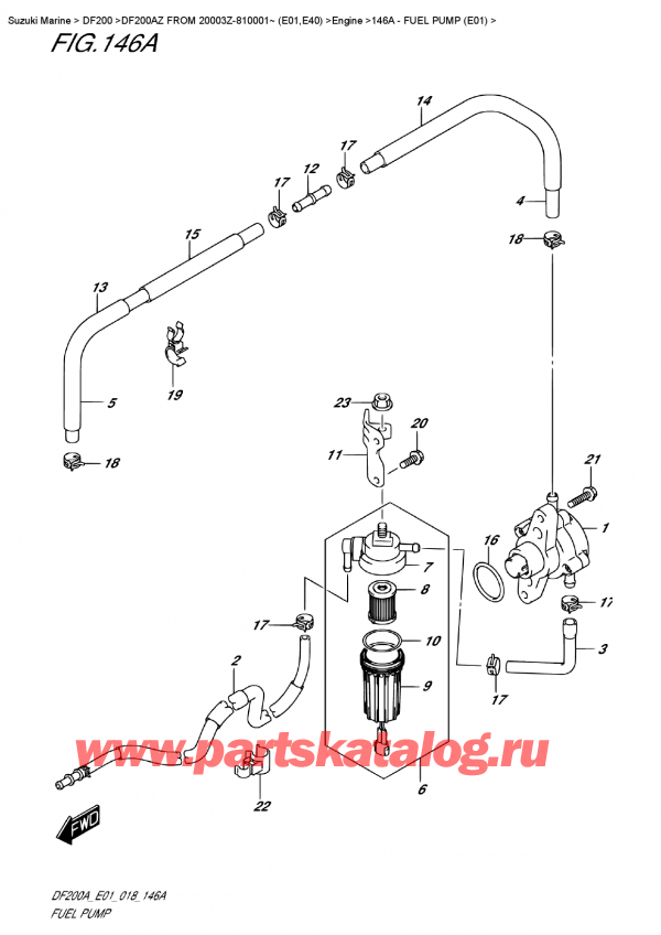  ,  , Suzuki DF200A ZL / ZX FROM 20003Z-810001~ (E01)  2018 ,   (E01)