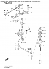 204A  - Clutch Shaft  (E01) (204A -   (E01))