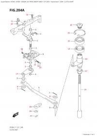 204A - Clutch Shaft (204A -  )