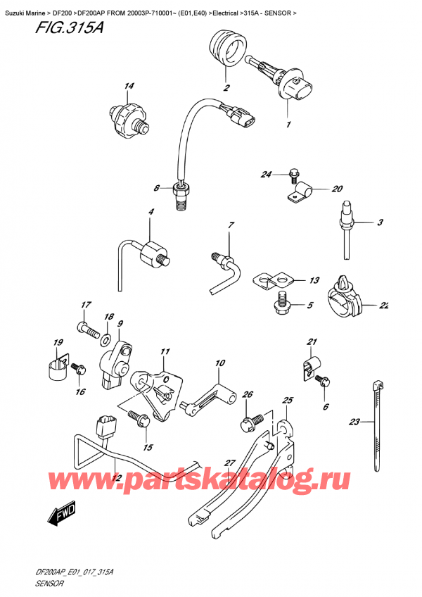 ,   , Suzuki DF200A PL / PX FROM 20003P-710001~ (E01)  , 