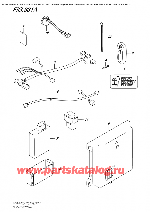  ,   ,  DF200 APL / APX FROM 20003P-510001~ (E01)  2015 , Key Less  Start  (Df200Ap  E01)