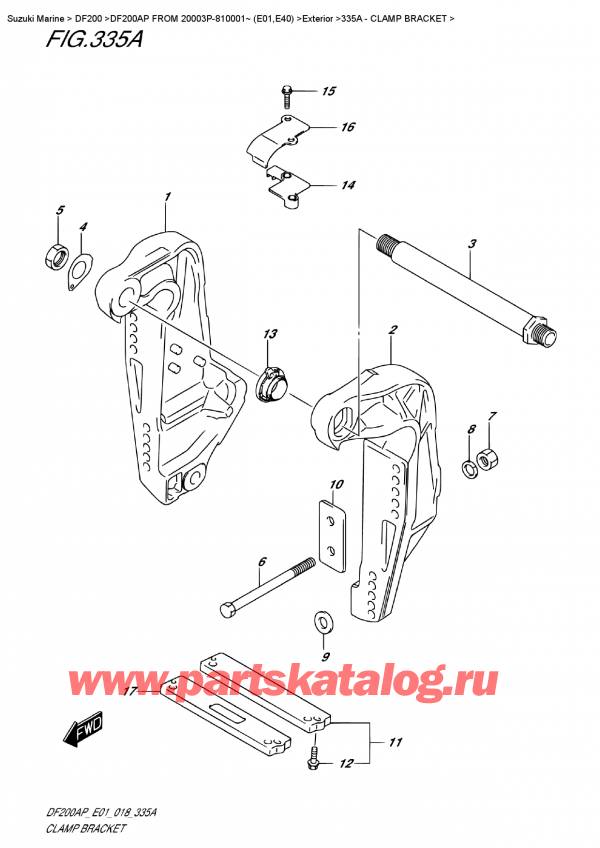  ,    , Suzuki DF200AP L/X FROM 20003P-810001~ (E01),  
