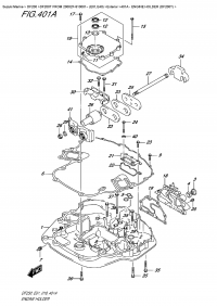 401A  -  Engine Holder (Df200T) (401A -   (Df200T))