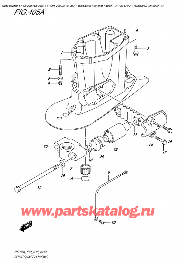 ,    , SUZUKI DF200A TL / TX FROM 20003F-810001~ (E01),    (Df200At)