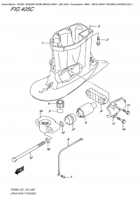 405C  - Drive  Shaft  Housing  (Df200Az  E01) (405C -    (Df200Az E01))
