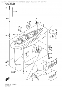 407A  - Gear Case (407A -   )