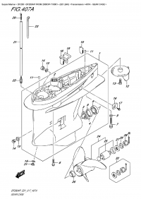 407A  - Gear Case (407A -   )