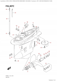 407C - Gear Case  (Df200Az:(E01,E11,E40)) (407C -    (Df200Az: (E01, E11, E40) ))