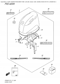 420A  -  Engine Cover  (For  Yay)  (Df200Ap E01) (420A -   () (    ()) (Df200Ap E01))