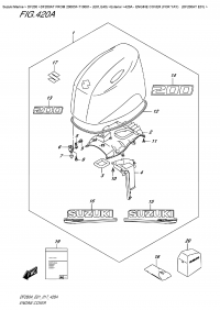 420A  -  Engine Cover  (For  Yay)  (Df200At E01) (420A -   () (    ()) (Df200At E01))