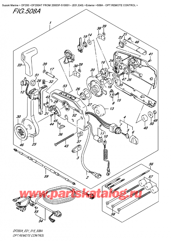  ,   , Suzuki DF200A TL / TX FROM 20003F-510001~ (E01)  2015 , :  