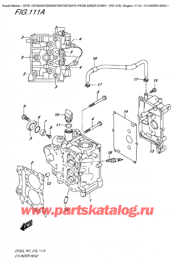 ,   , Suzuki DF20A S/L FROM 02002F-610001~ (P01 016) ,   