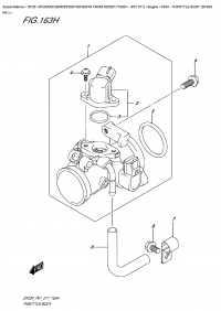 163H  -  Throttle  Body  (Df20A  P01) (163H -   (Df20A P01))