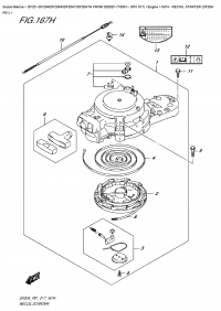 167H -  Recoil  Starter  (Df20A  P01) (167H -   (Df20A P01))