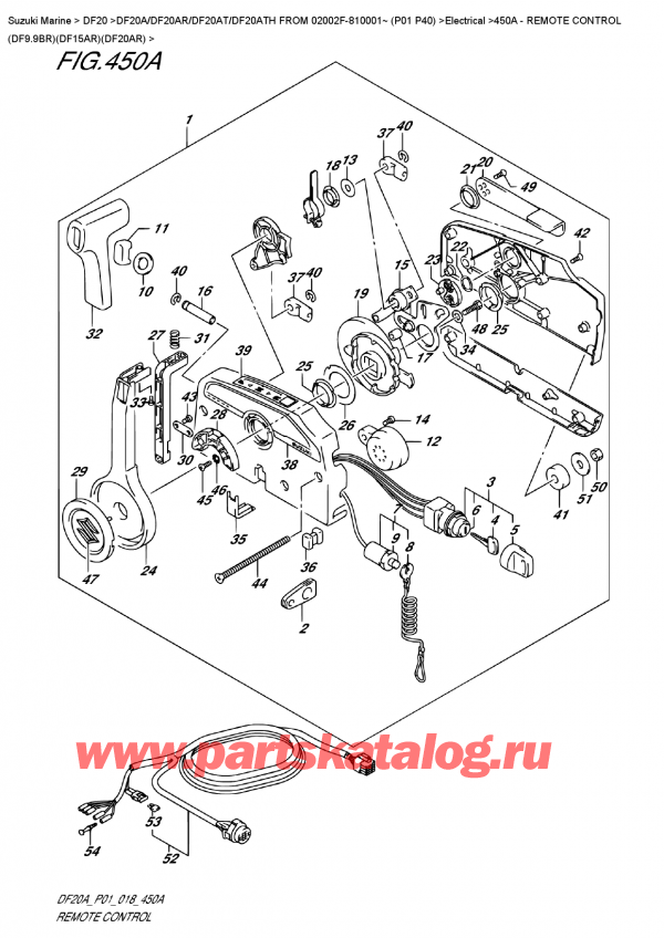  ,   , SUZUKI DF20A RS / RL FROM 02002F-810001~ (P01 P40)  2018 ,   (Df9.9Br) (Df15Ar) (Df20Ar)