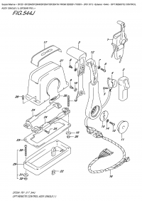 544J  -  Opt:remote  Control  Assy  Single  (1)  (Df20Ar  P01) (544J -    ,  (1) (Df20Ar P01))