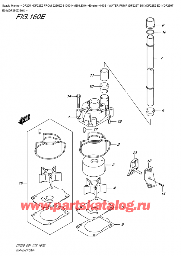 ,   , SUZUKI DF225Z X/XX FROM 22503Z-810001~ (E01),   (Df225T E01) (Df225Z E01) (Df250T E01) (Df250Z E01)