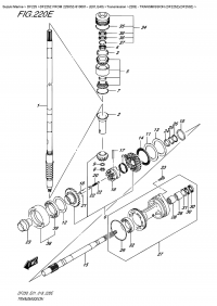 220E  -  Transmission (Df225Z)(Df250Z) (220E -  (Df225Z) (Df250Z))